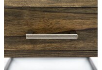 liberty furniture brown end table   