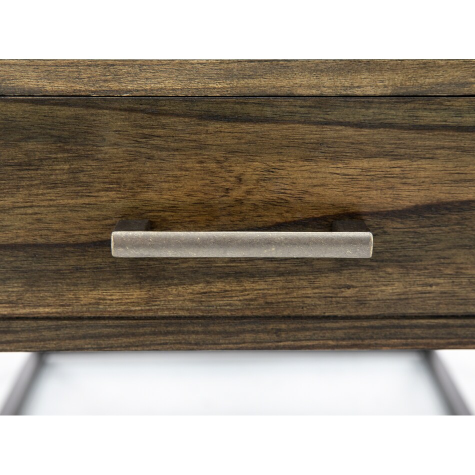 liberty furniture brown end table   