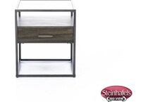 liberty furniture brown end table  image   
