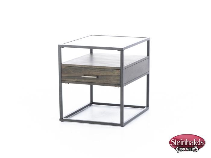 liberty furniture brown end table  image   
