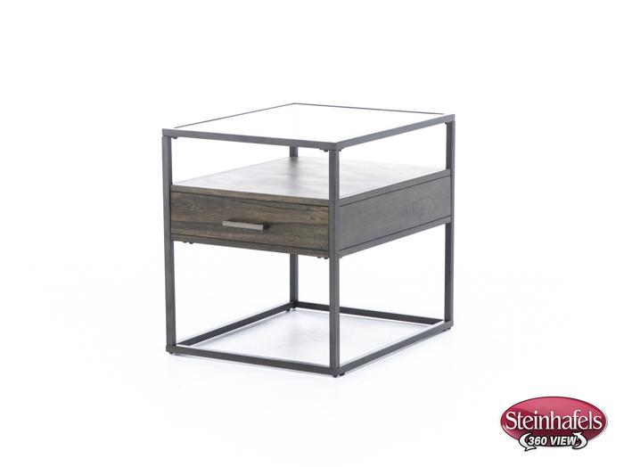 liberty furniture brown end table  image   