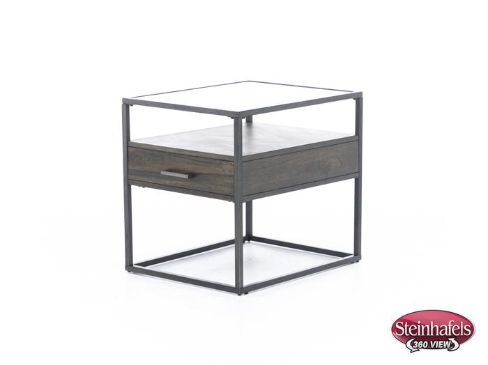 liberty furniture brown end table  image   