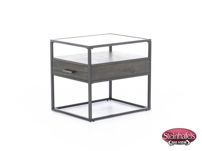 liberty furniture brown end table  image   
