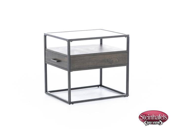 liberty furniture brown end table  image   