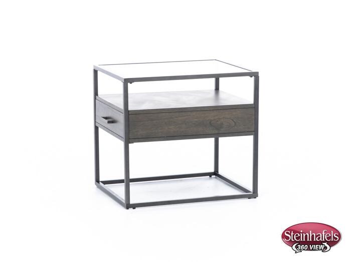 liberty furniture brown end table  image   