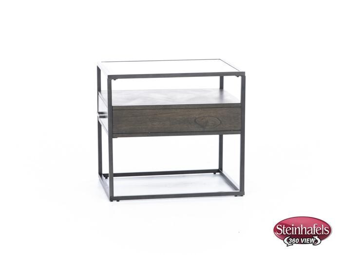 liberty furniture brown end table  image   