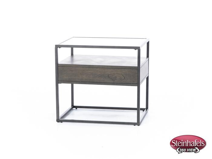 liberty furniture brown end table  image   