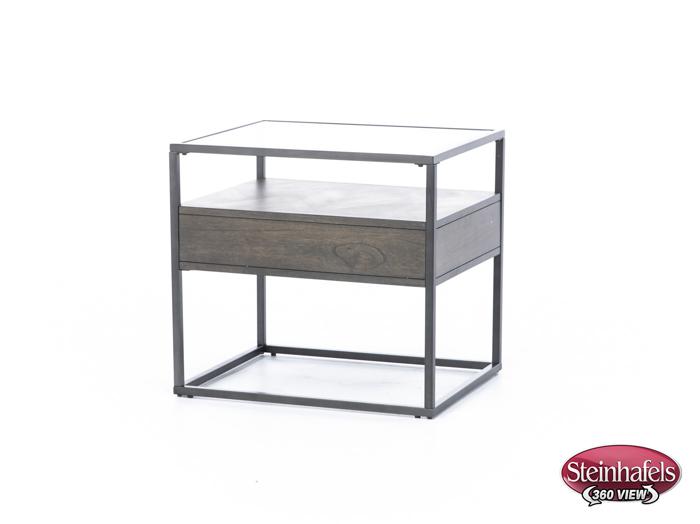 liberty furniture brown end table  image   