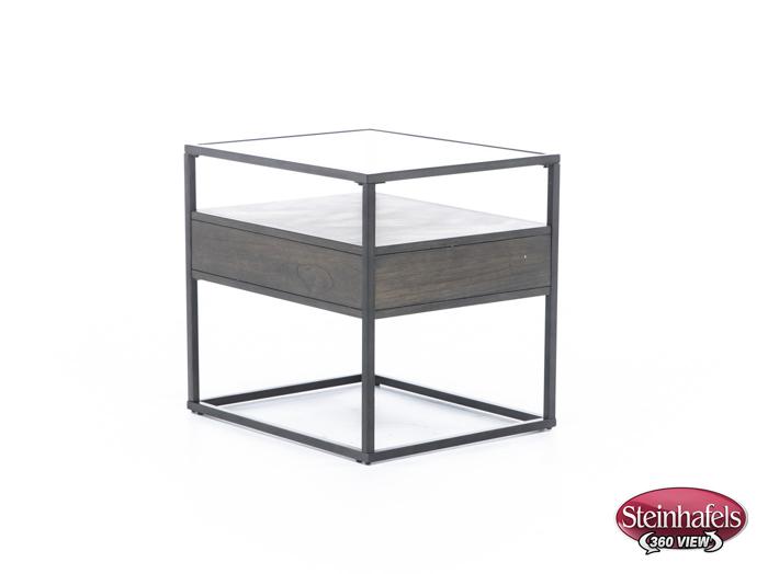 liberty furniture brown end table  image   