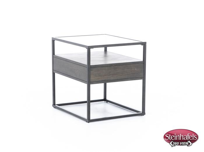 liberty furniture brown end table  image   