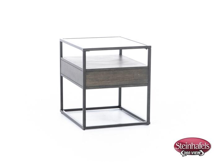 liberty furniture brown end table  image   