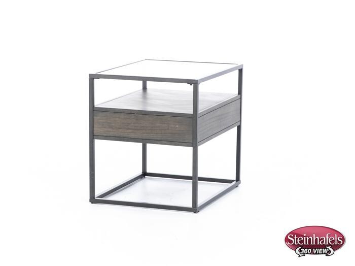 liberty furniture brown end table  image   