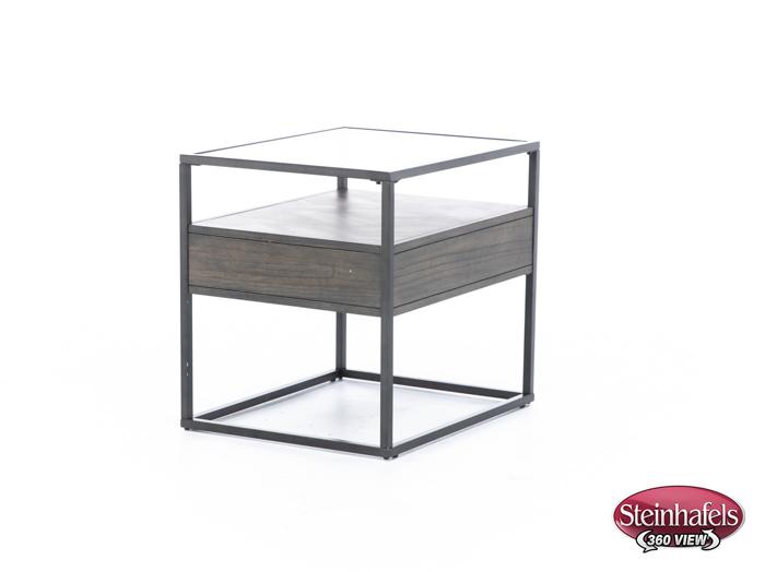 liberty furniture brown end table  image   