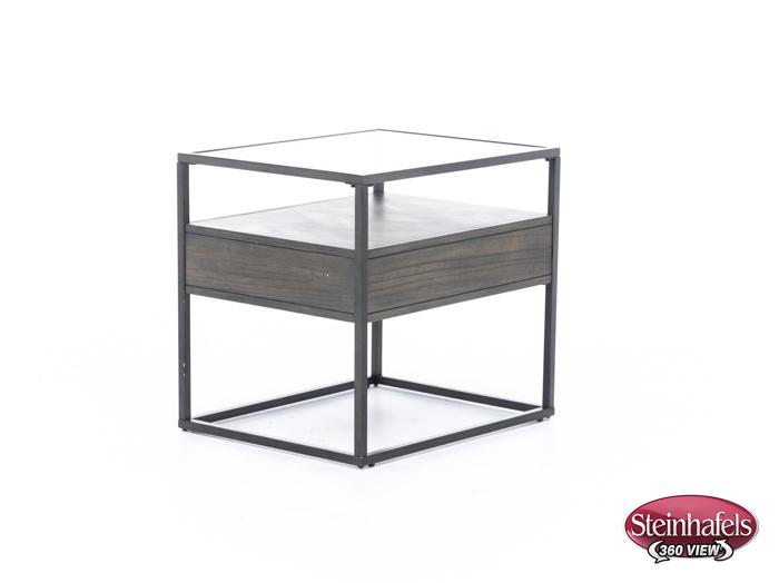 liberty furniture brown end table  image   