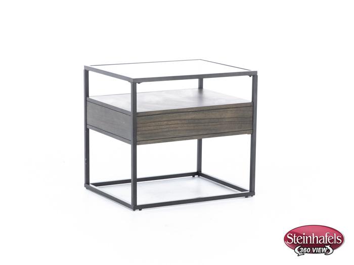 liberty furniture brown end table  image   