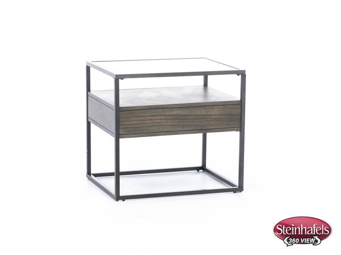 liberty furniture brown end table  image   