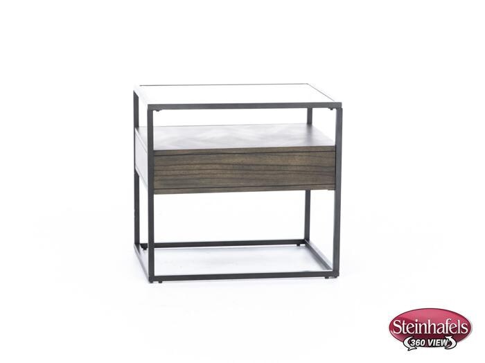 liberty furniture brown end table  image   