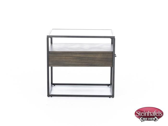 liberty furniture brown end table  image   