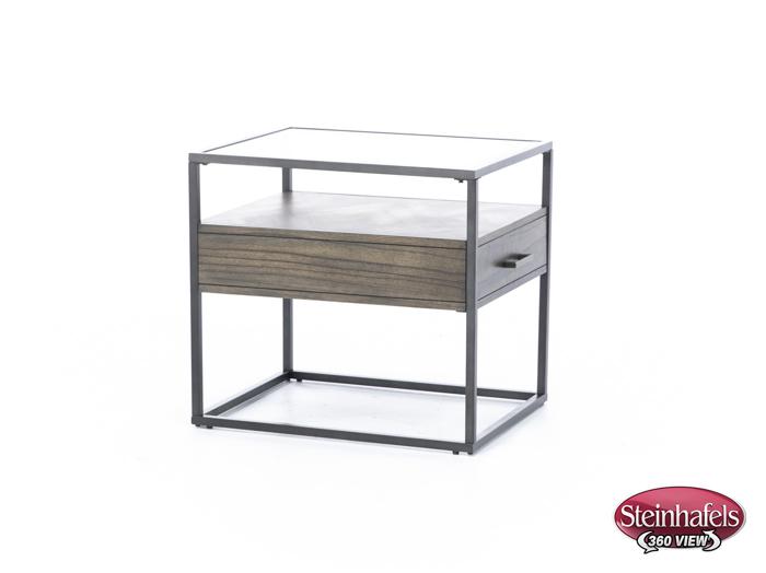 liberty furniture brown end table  image   