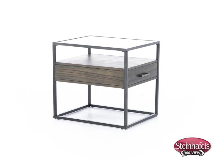 liberty furniture brown end table  image   