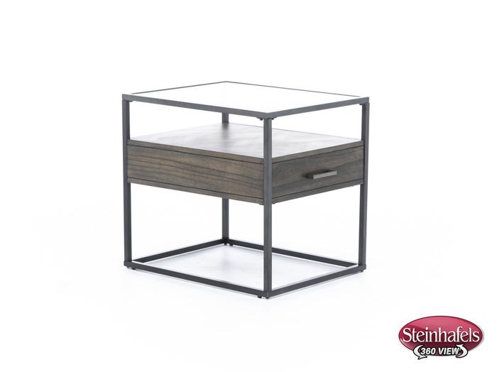 liberty furniture brown end table  image   