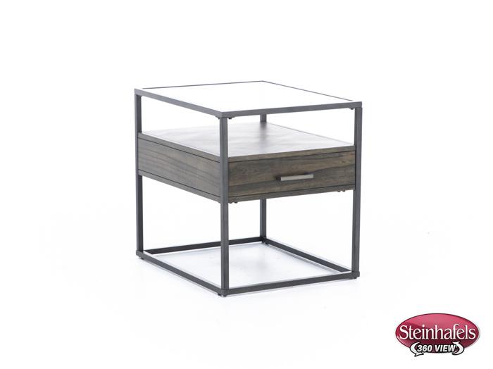 liberty furniture brown end table  image   