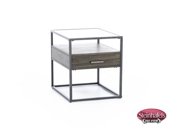 liberty furniture brown end table  image   