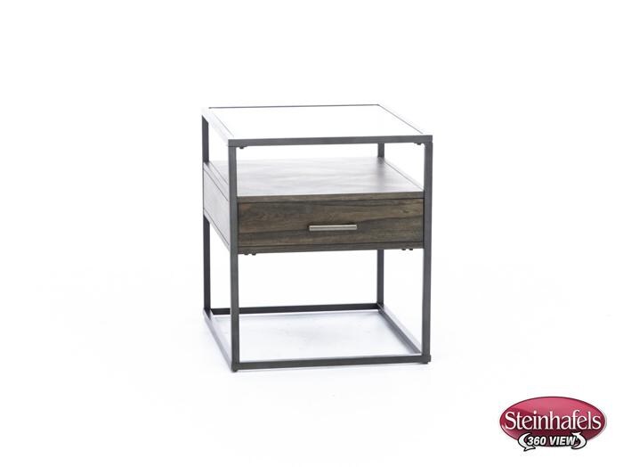 liberty furniture brown end table  image   