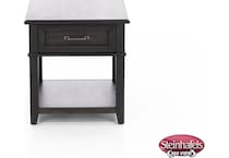liberty furniture brown end table  image millc  