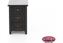 liberty furniture brown end table  image millc  