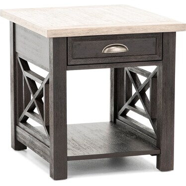 Heatherbrook Drawer End Table
