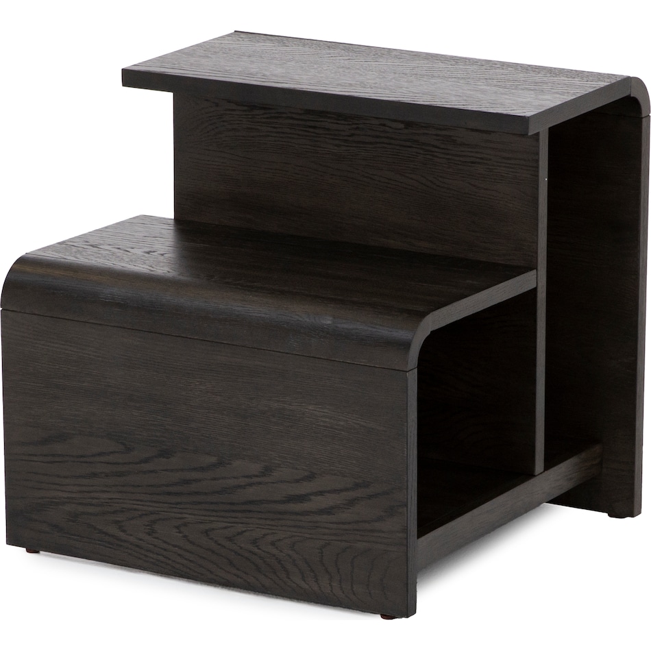 liberty furniture brown end table prs  
