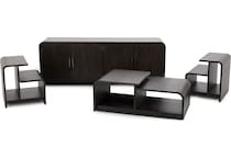 liberty furniture brown end table prs  