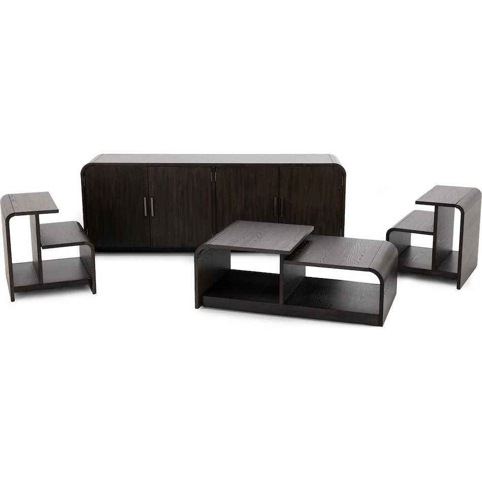 liberty furniture brown end table prs  