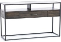 liberty furniture brown sofa table   