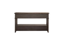 liberty furniture brown sofa table   