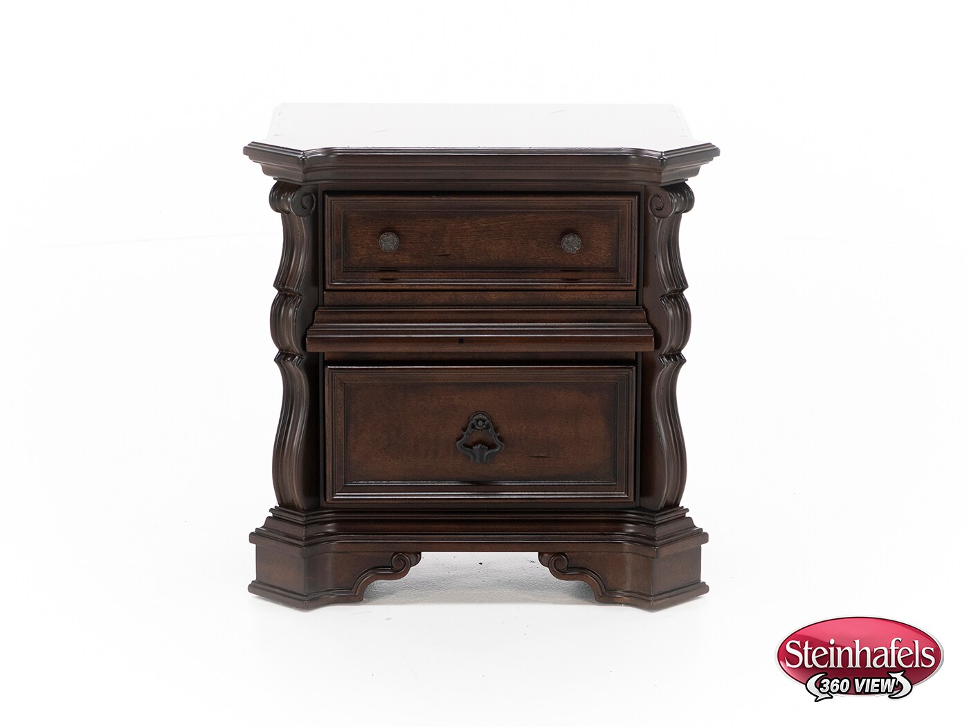 liberty furniture distressed two drawer  image   