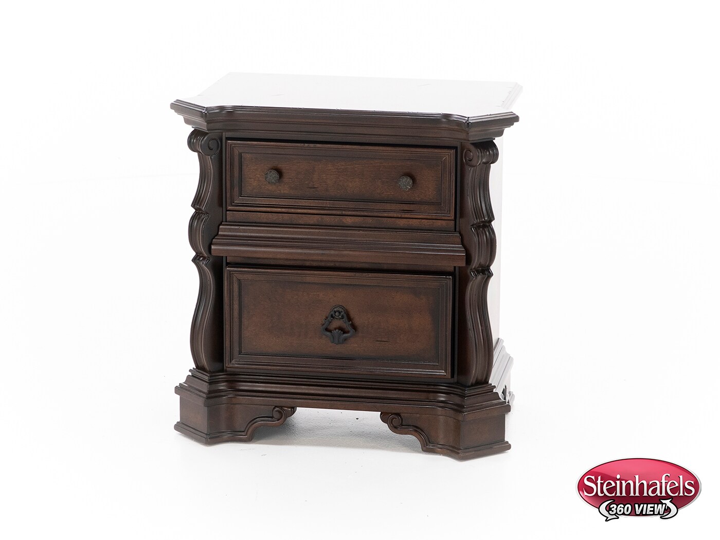liberty furniture distressed two drawer  image   