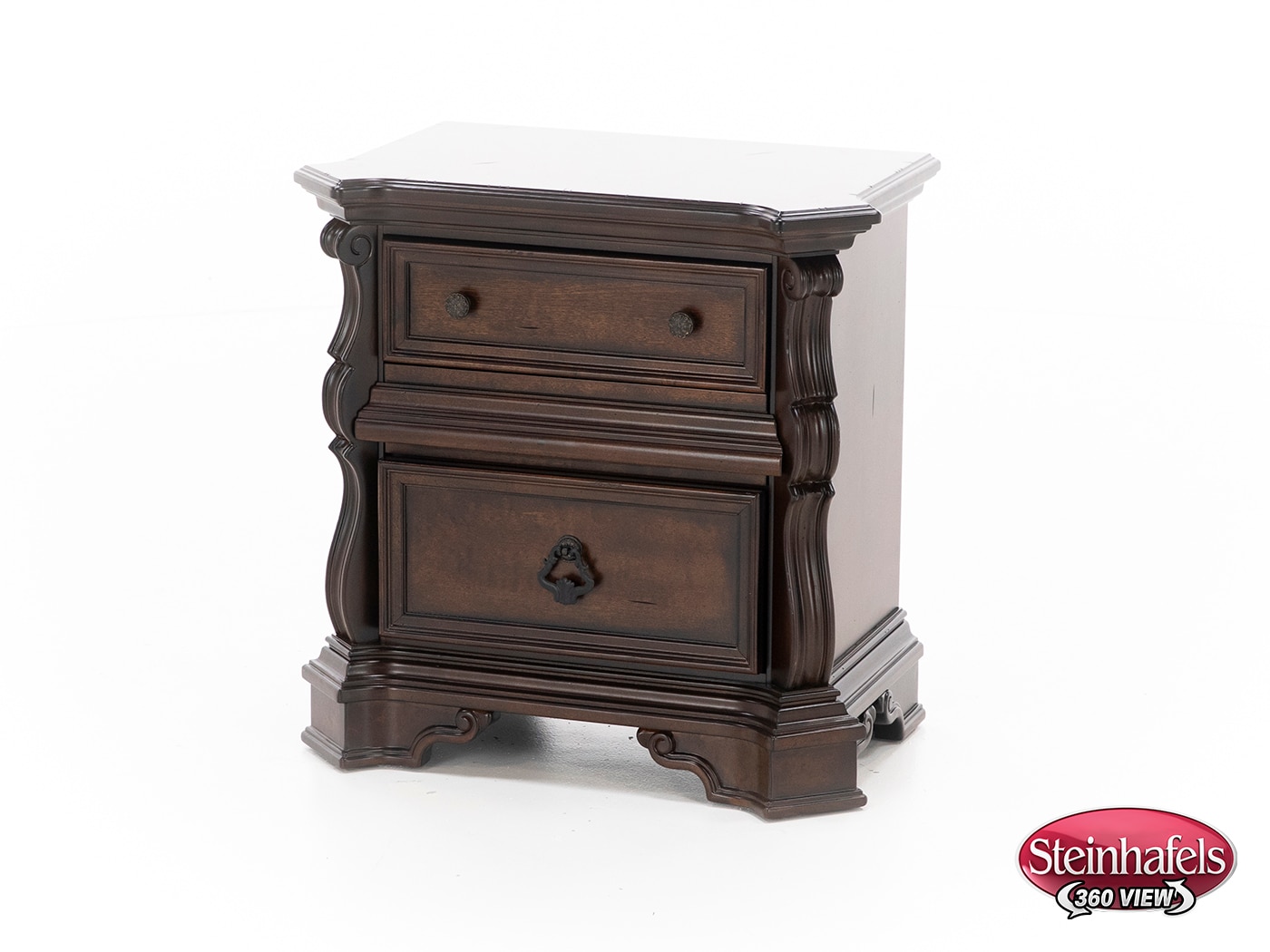 liberty furniture distressed two drawer  image   