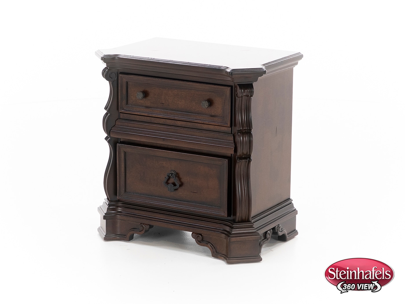 liberty furniture distressed two drawer  image   