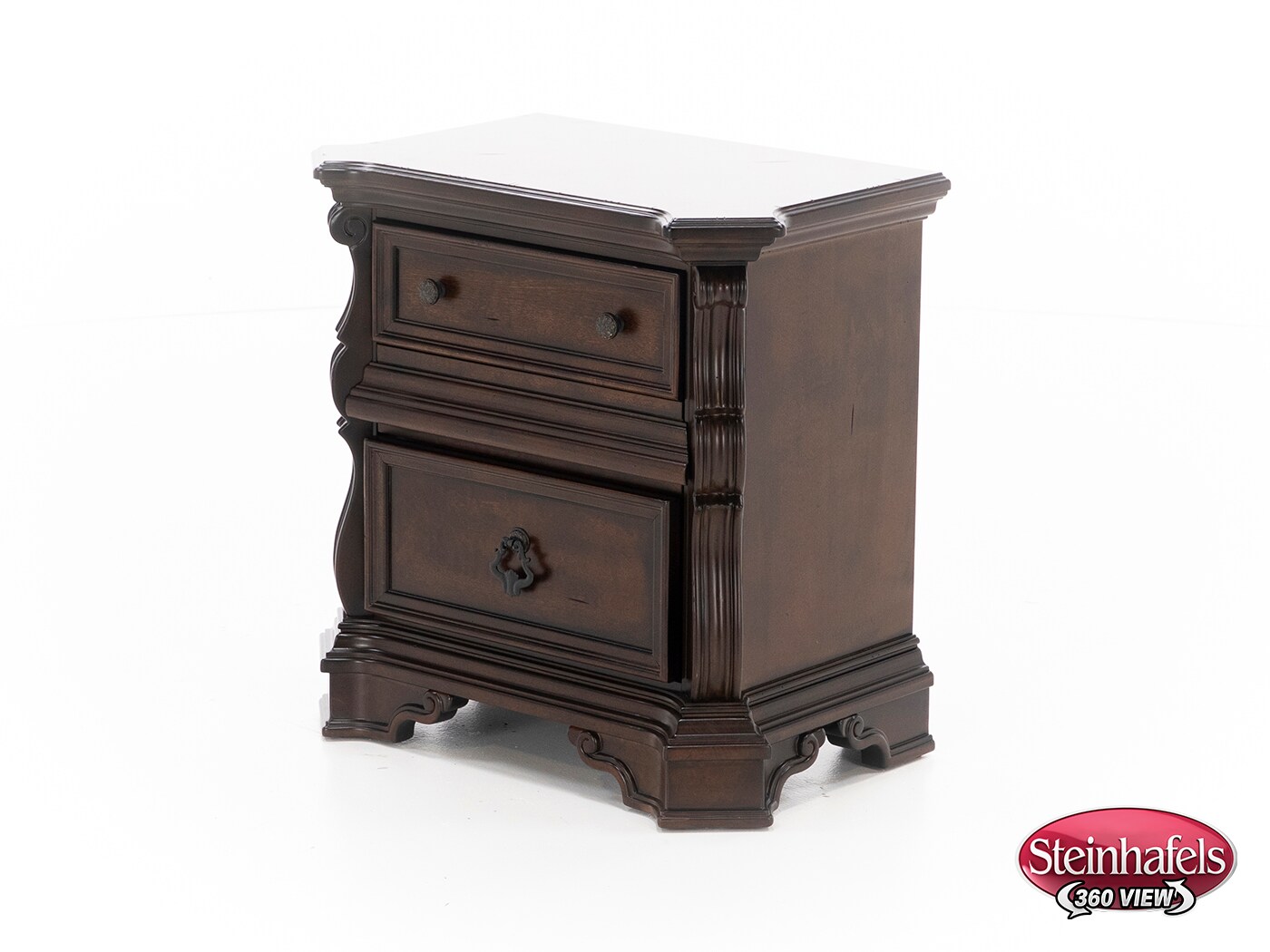liberty furniture distressed two drawer  image   
