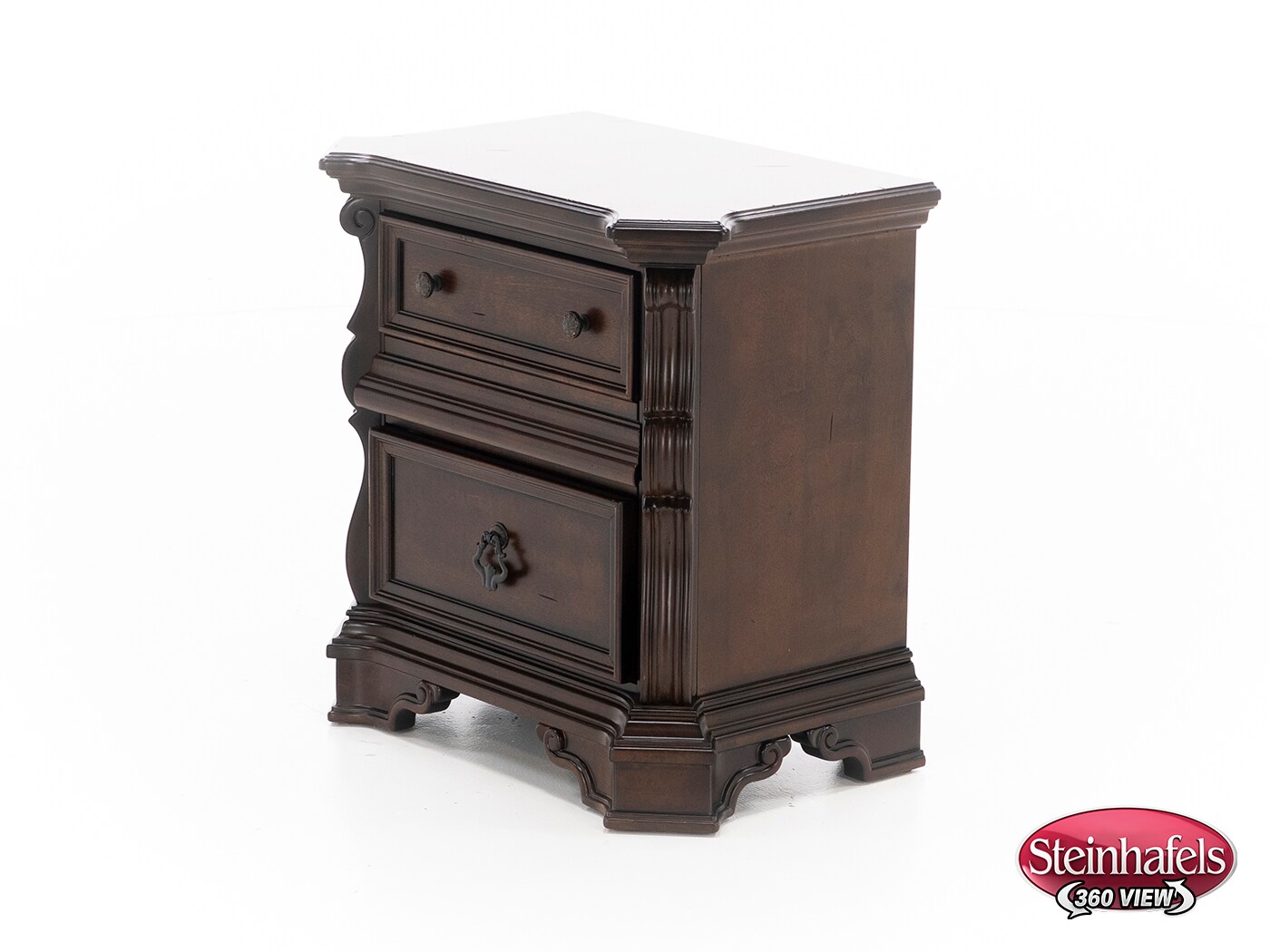 liberty furniture distressed two drawer  image   