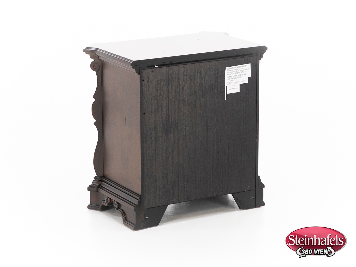 liberty furniture distressed two drawer  image   