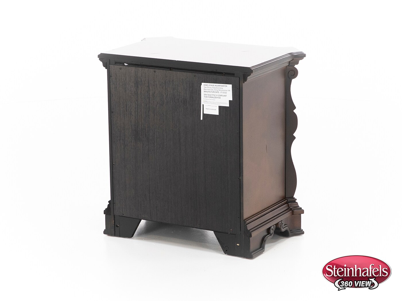 liberty furniture distressed two drawer  image   