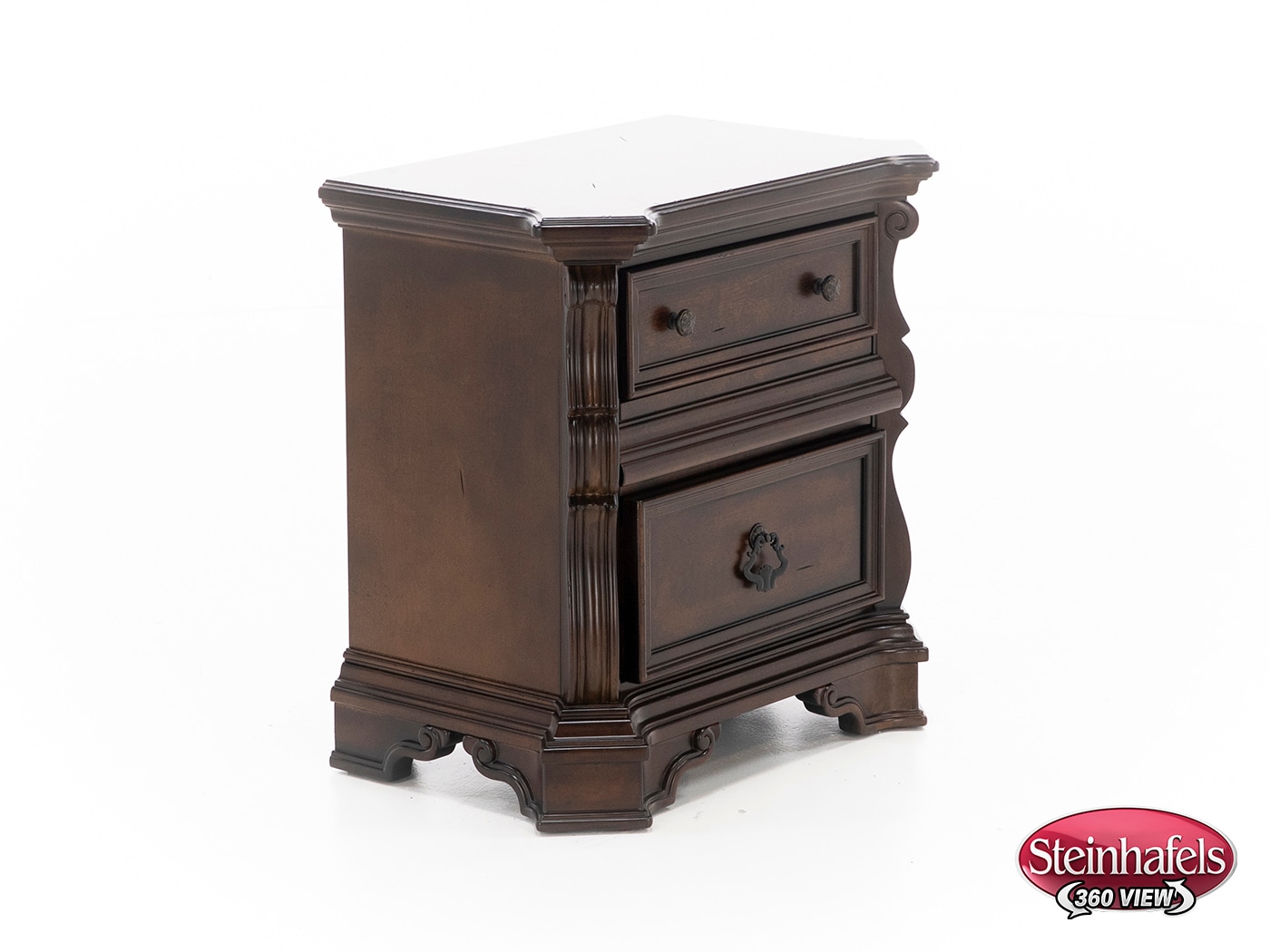 liberty furniture distressed two drawer  image   