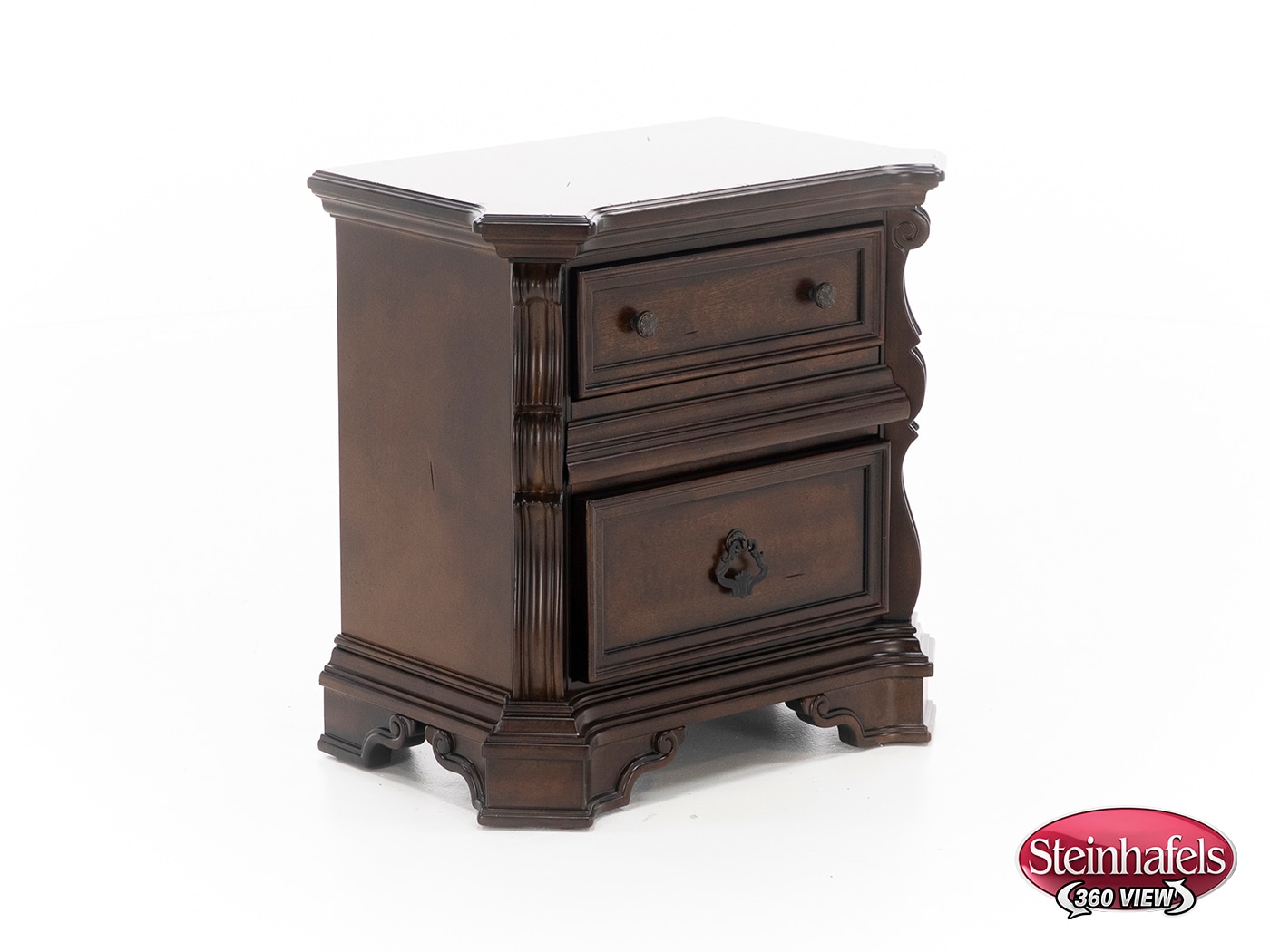 liberty furniture distressed two drawer  image   