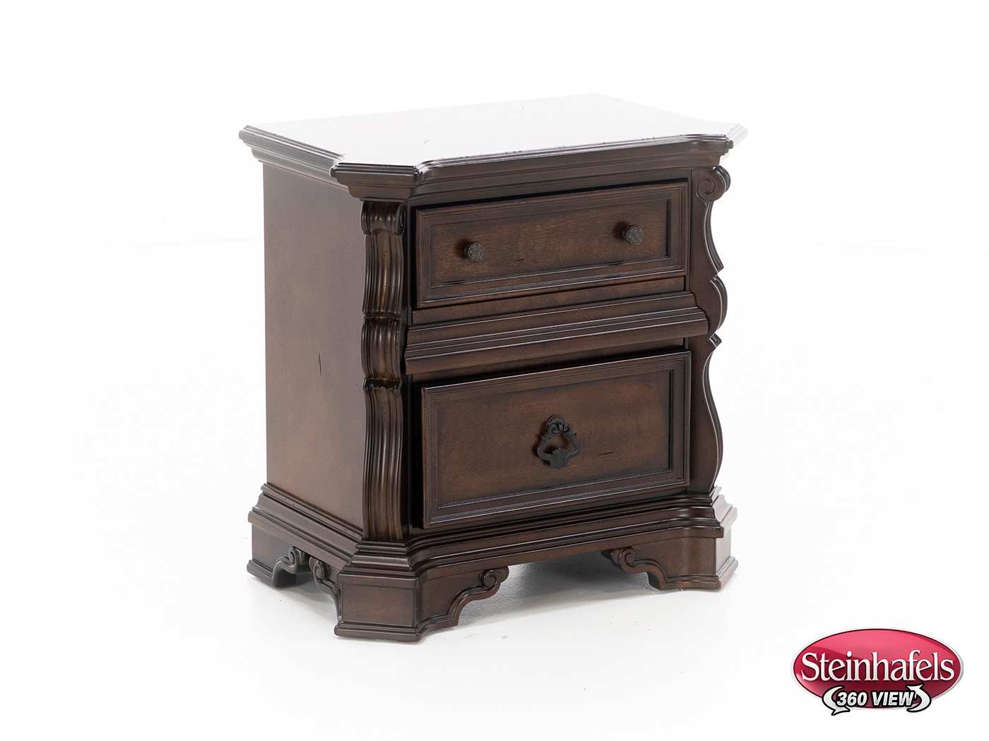 liberty furniture distressed two drawer  image   