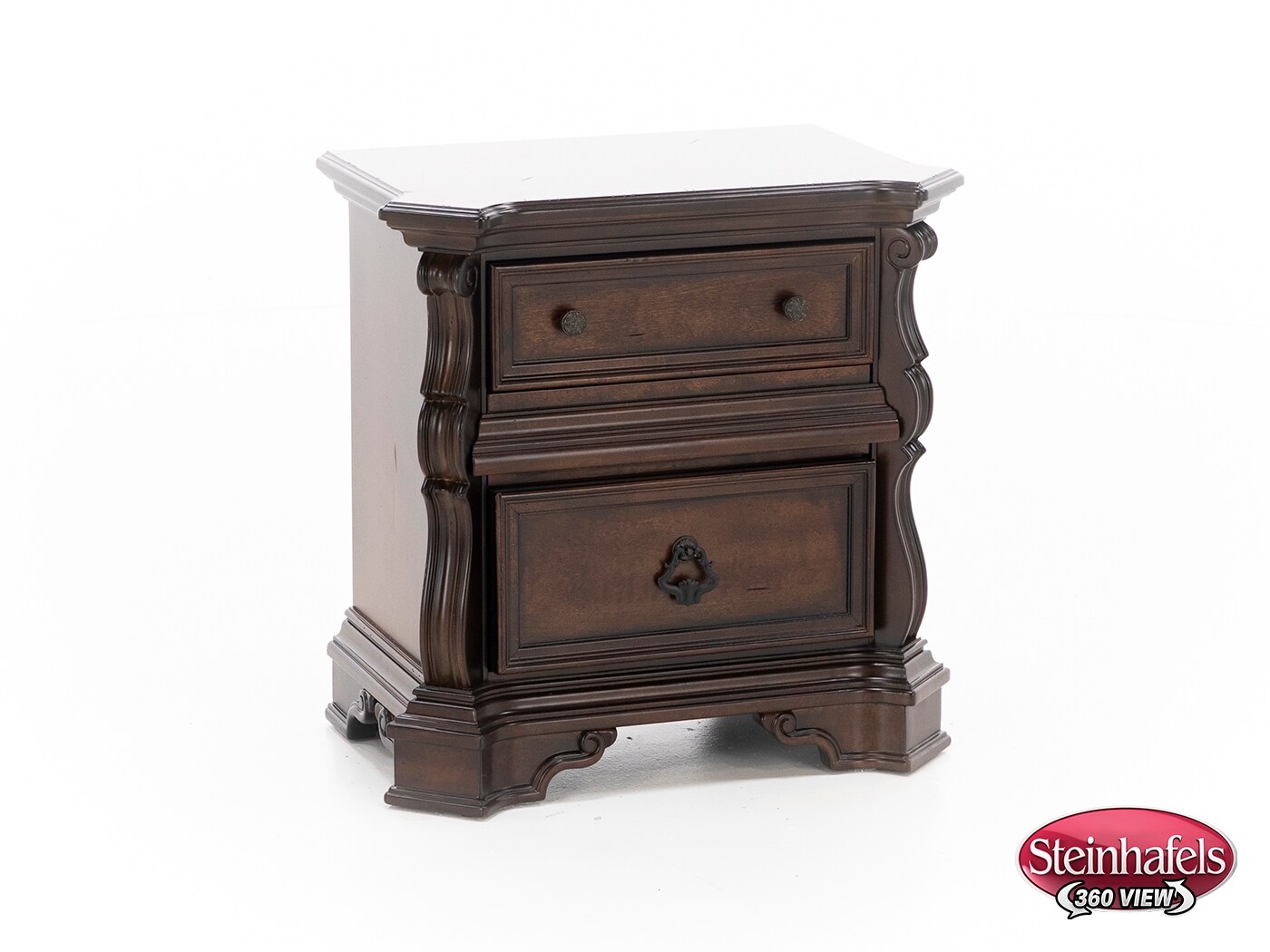 liberty furniture distressed two drawer  image   