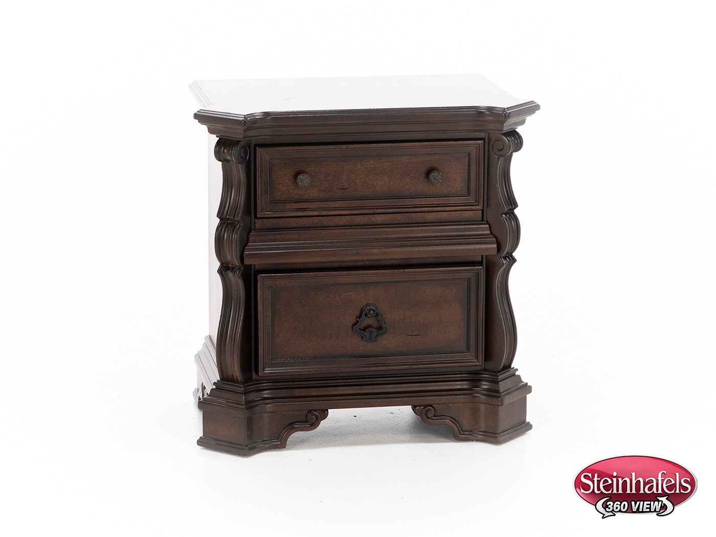 liberty furniture distressed two drawer  image   