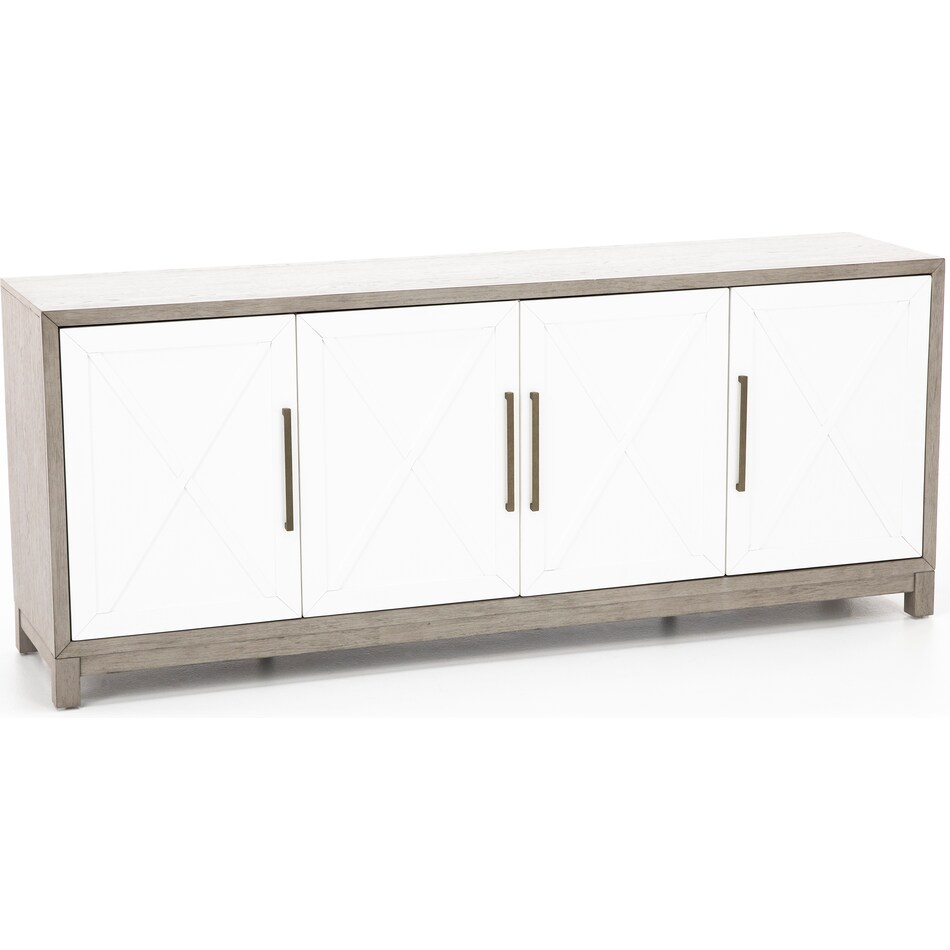 liberty furniture grey console palm  